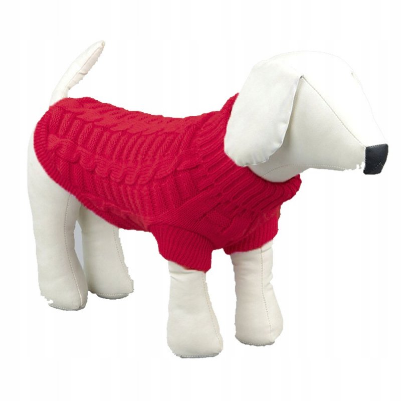 Sweter dla psa lub kota kolor CZERWONY