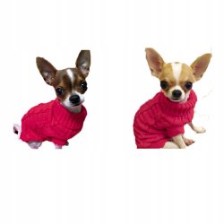 Sweter dla psa lub kota kolor CZERWONY