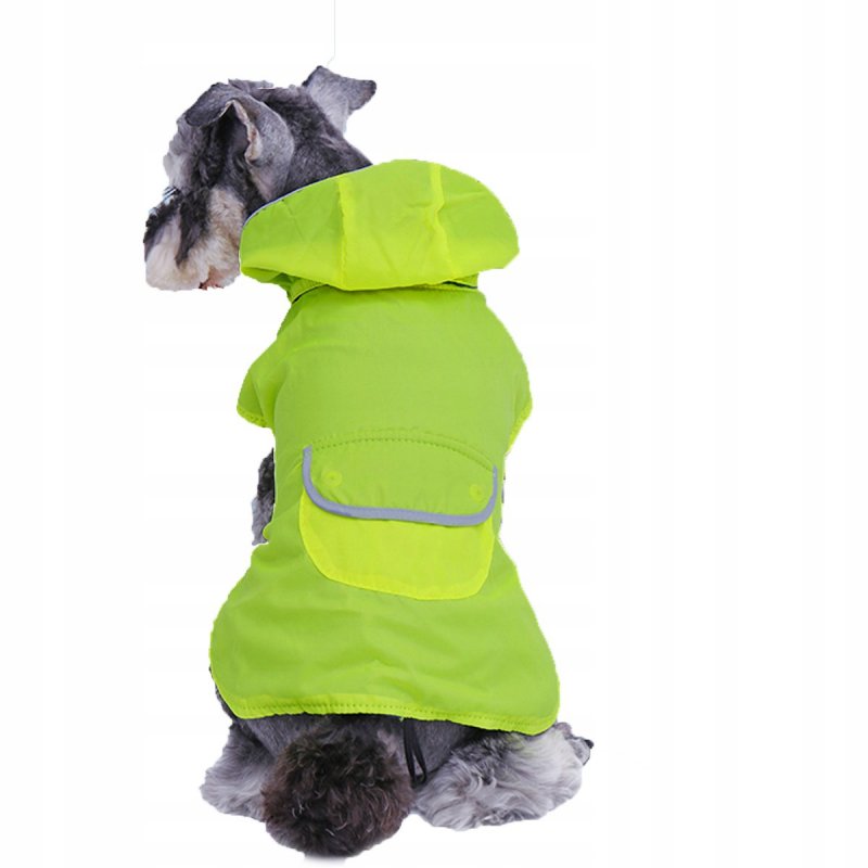 Kurteczka przeciwdeszczowa dla psa - ocieplana polarem - kolor LIMONKOWY