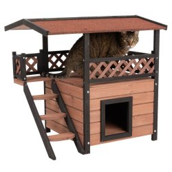 Drewniany domek Maisonette - dla kota ZOOPLUS Exclusive