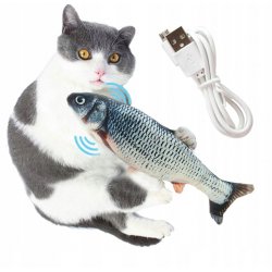 Electric Fish Movable Toy Cat FishZOO.SKLEP.PL