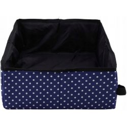 Tourist litter box for a cat or a dog - foldable - color DARK BLUE