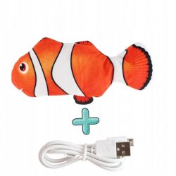 Electric Fish Movable Toy Cat Fish Nemo