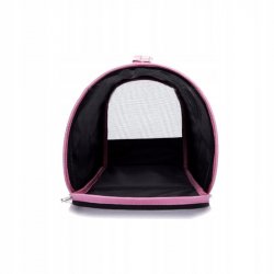 Transport BAG for a cat, rabbit, dog - foldable - PINK color