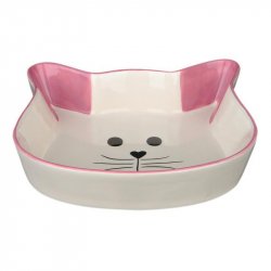 Ceramic Bowl For Cat Cat Face