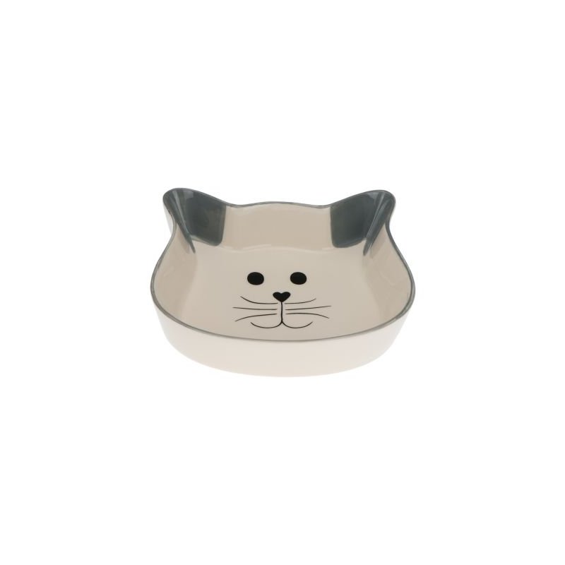 Ceramic Bowl For Cat Cat Face