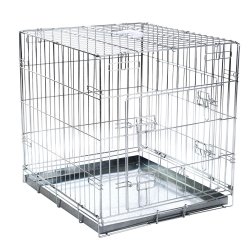 Transport Cage For A Dog, A Large Puppy